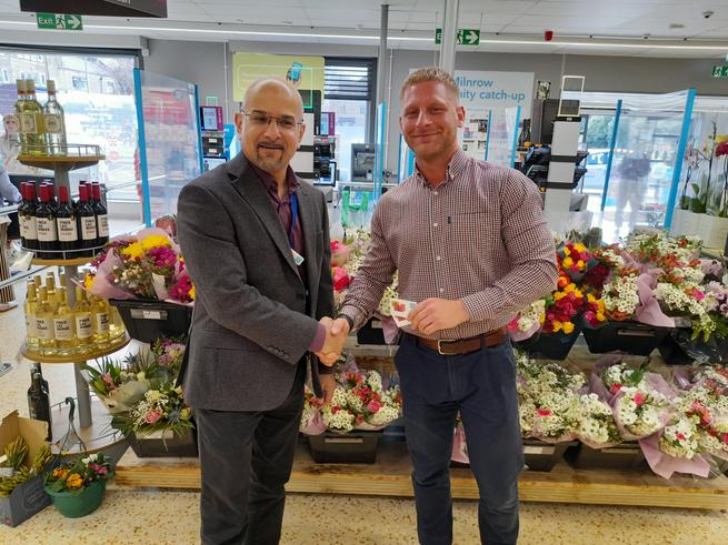 Great to finally thank <a href="/KieranTatts/">Kieran Tattersall</a> for all the hard work &amp; support he has given to Franchise. Two new store managers trained as well as trips to Scotland to embed store routines and processes #OneTeam <a href="/ARNaqvi272/">Adnan Naqvi</a> <a href="/CoopFranchise/">Martin Rogers</a>