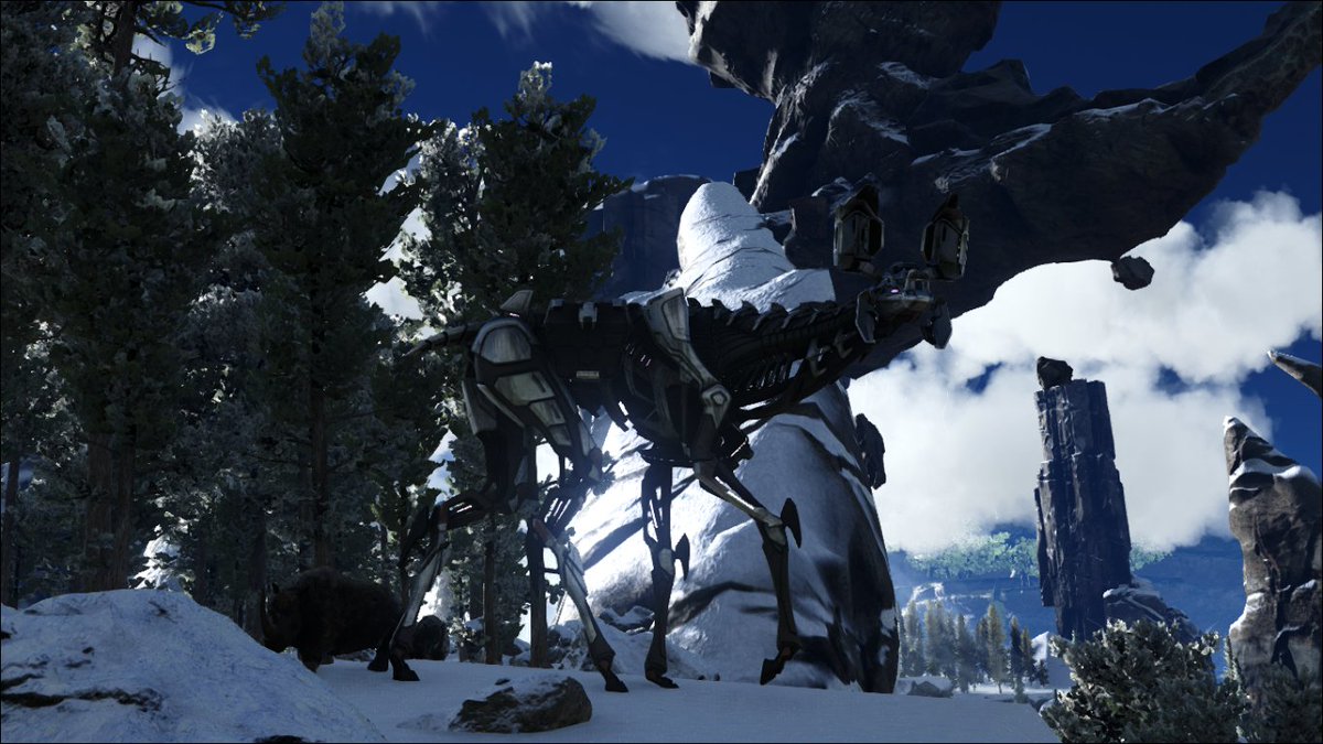 Roguewolf91's tweet photo. A long time ago in a galaxy far, far away...?👀 @survivetheark @ComplexMinded @ZenRowe #playARK  #UE4 #gaming https://t.co/WgfvjelRV1