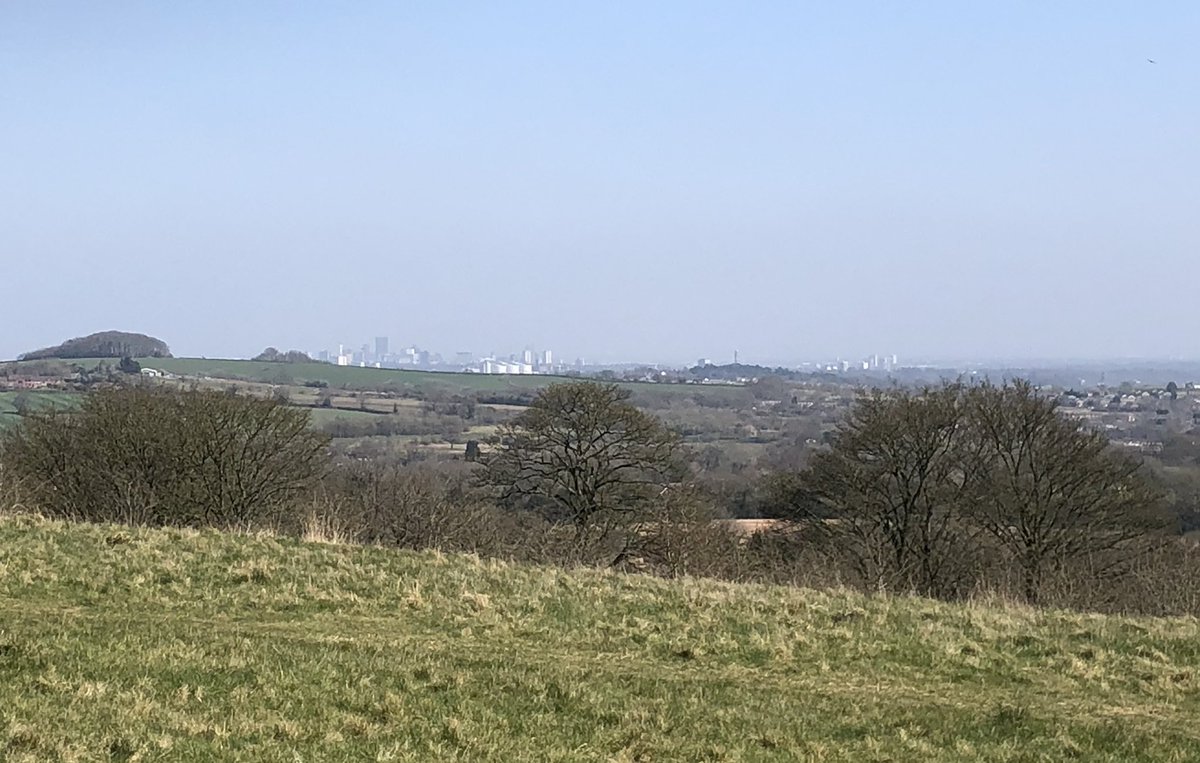 lostinstaffs's tweet photo. Little stroll today(!) in training for a big walk in a few weeks. Birmingham skyline looking great in the hazy sunshine. https://t.co/Y2g1vOAzDb