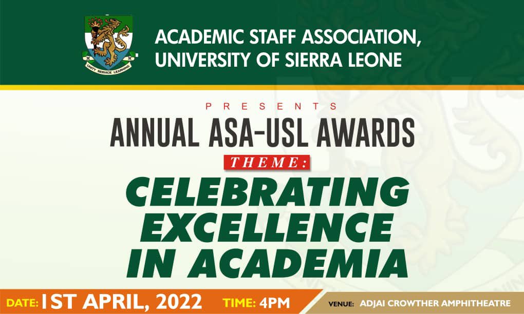 The #President of ASA Dr.<a href="/williettej/">Williette James</a> is calling on all #Students of the 3️⃣ constituent colleges to be part of this great and wonderful event (ANNUAL ASA-USL AWARDS).
Let’s support our able lectures, and show them how worthy &amp; precision they are to us!
@FBC
<a href="/IPAM/">ipam</a>
<a href="/COMAHS_USL/">COMAHS Sierra Leone</a>