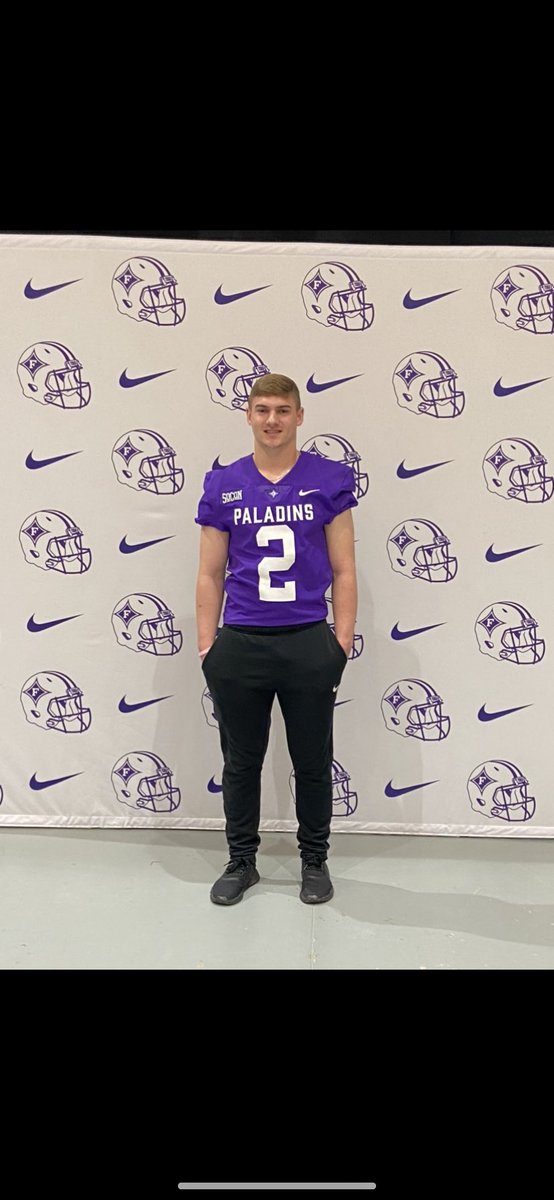 EvanRoach14's tweet photo. 🟣⚪️ Had a great time at Furman for Junior Day!! Cant wait to get back down there! Thank you @CSpangDB @Antonio_Wilc for having me! @PaladinFootball 🟣⚪️ https://t.co/H1dR9V2nly