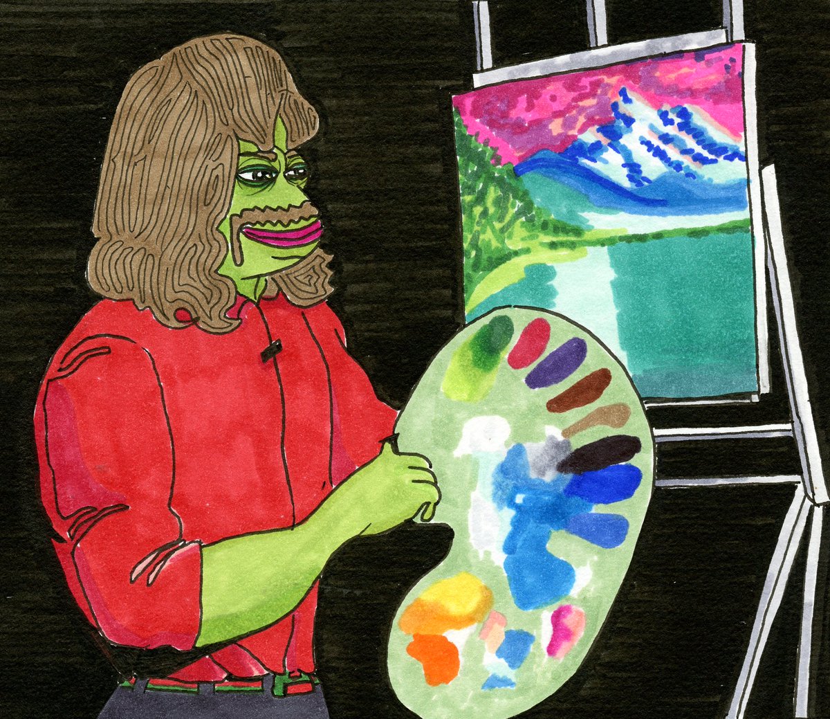 DEFSTALKR's tweet image. Gm. #STEVEROSS by @ScrillaVentura.