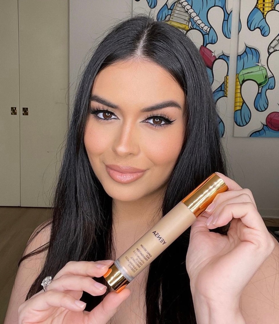 yensa super serum silk foundation in medium warm