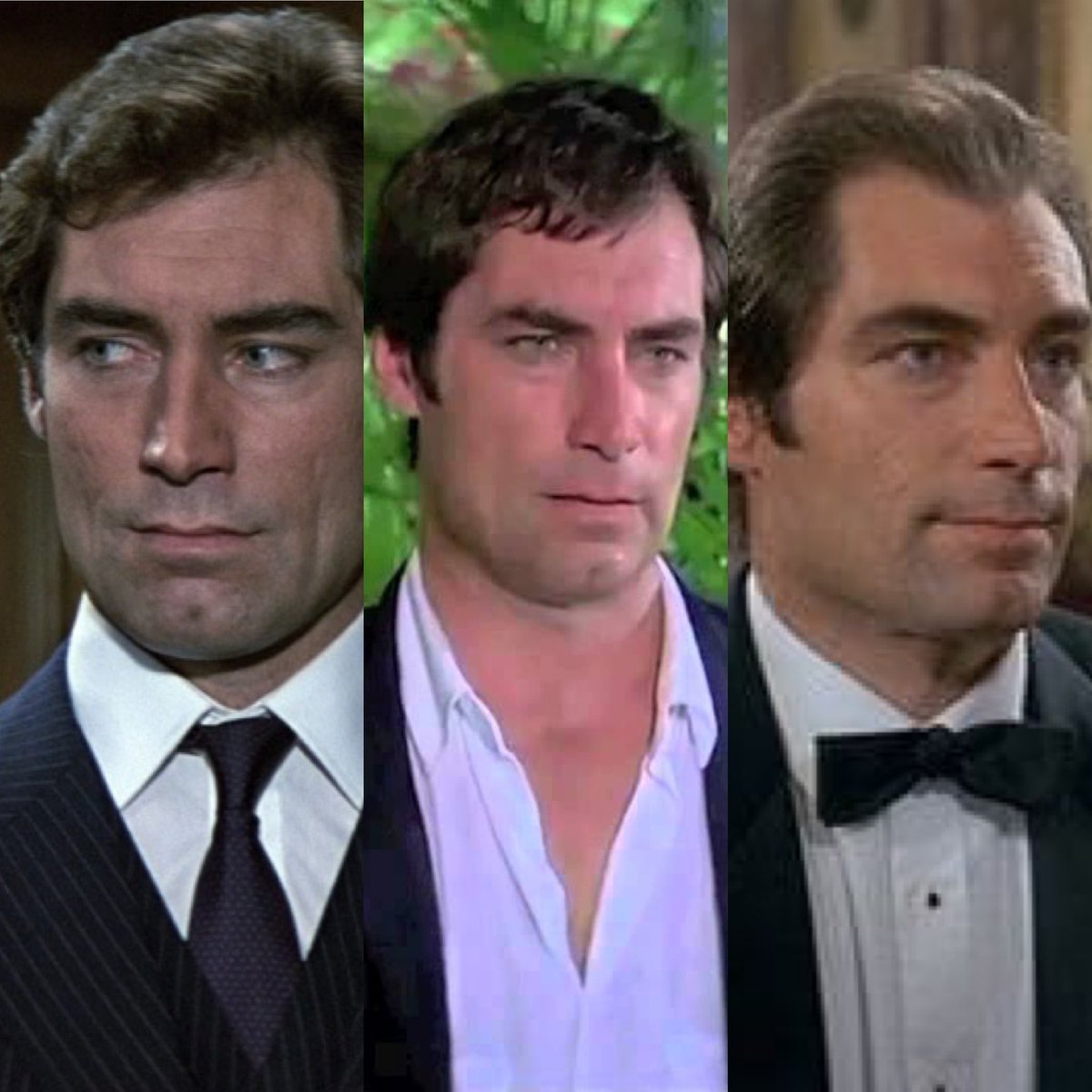 Which is your favourite #TimothyDalton hairstyle: sideways, forwards, or back? #80sHair #Bond #JamesBond #ForBondFansOnly