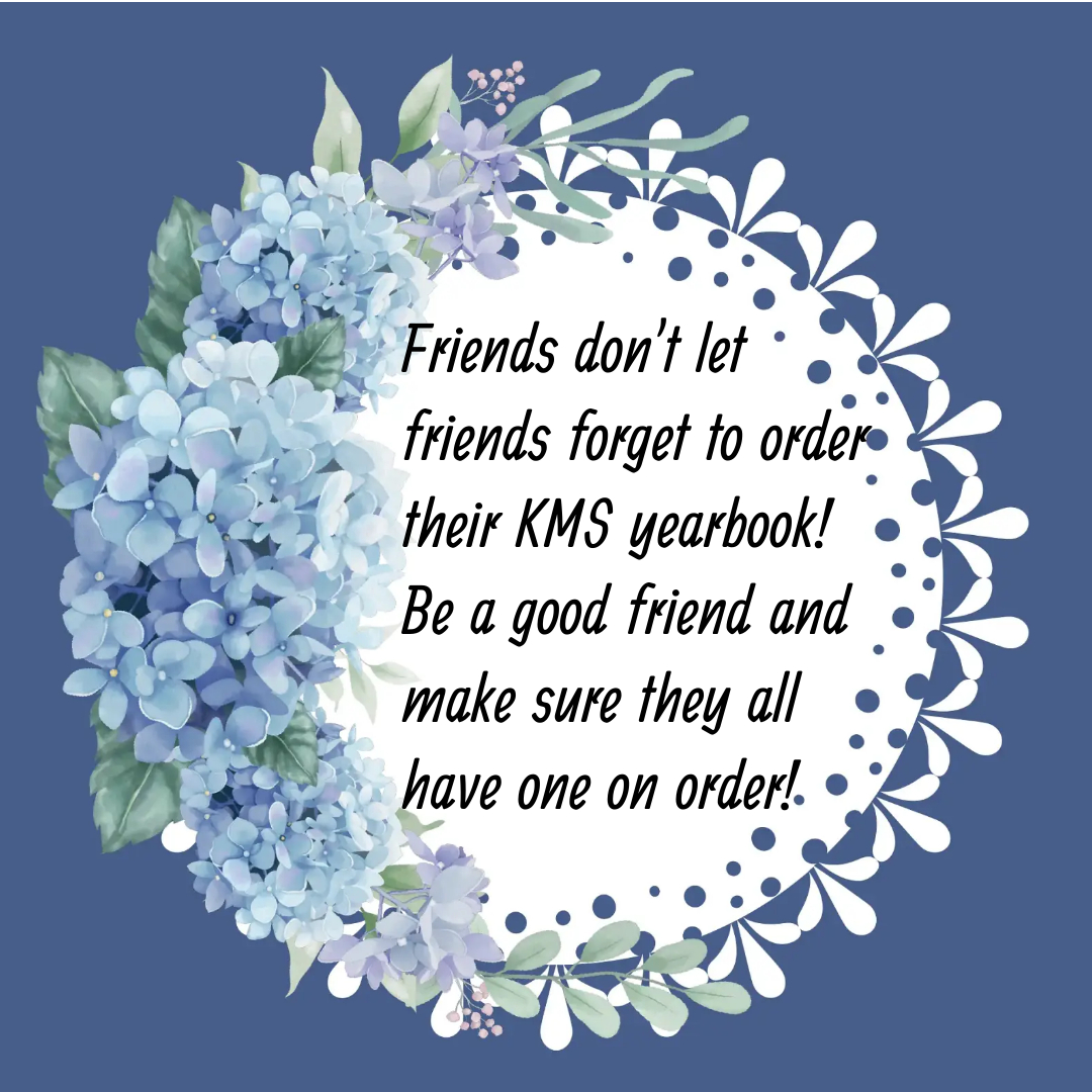 Kaffie_PTA's tweet photo. https://t.co/Hf1pbtaqv7
Online Code: YB109422
Deadline is April 15, 2022
NO EXTRA YEARBOOKS WILL BE ORDERED!!!
Yearbooks are back to hard cover and will be arriving at the end of May 2022!! https://t.co/3bJzHI0Wjx