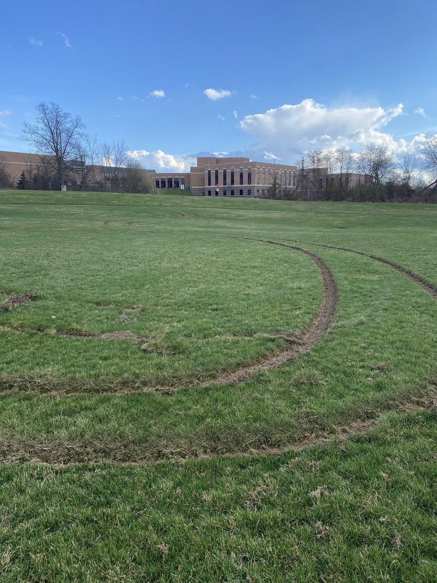 CBSouthBaseball's tweet photo. Extremely upset to see something like this happen to our home. Our grounds staff does an outstanding job giving us a field to be proud of and it’s very upsetting someone would have this much disrespect. https://t.co/lqmUubeMV9
