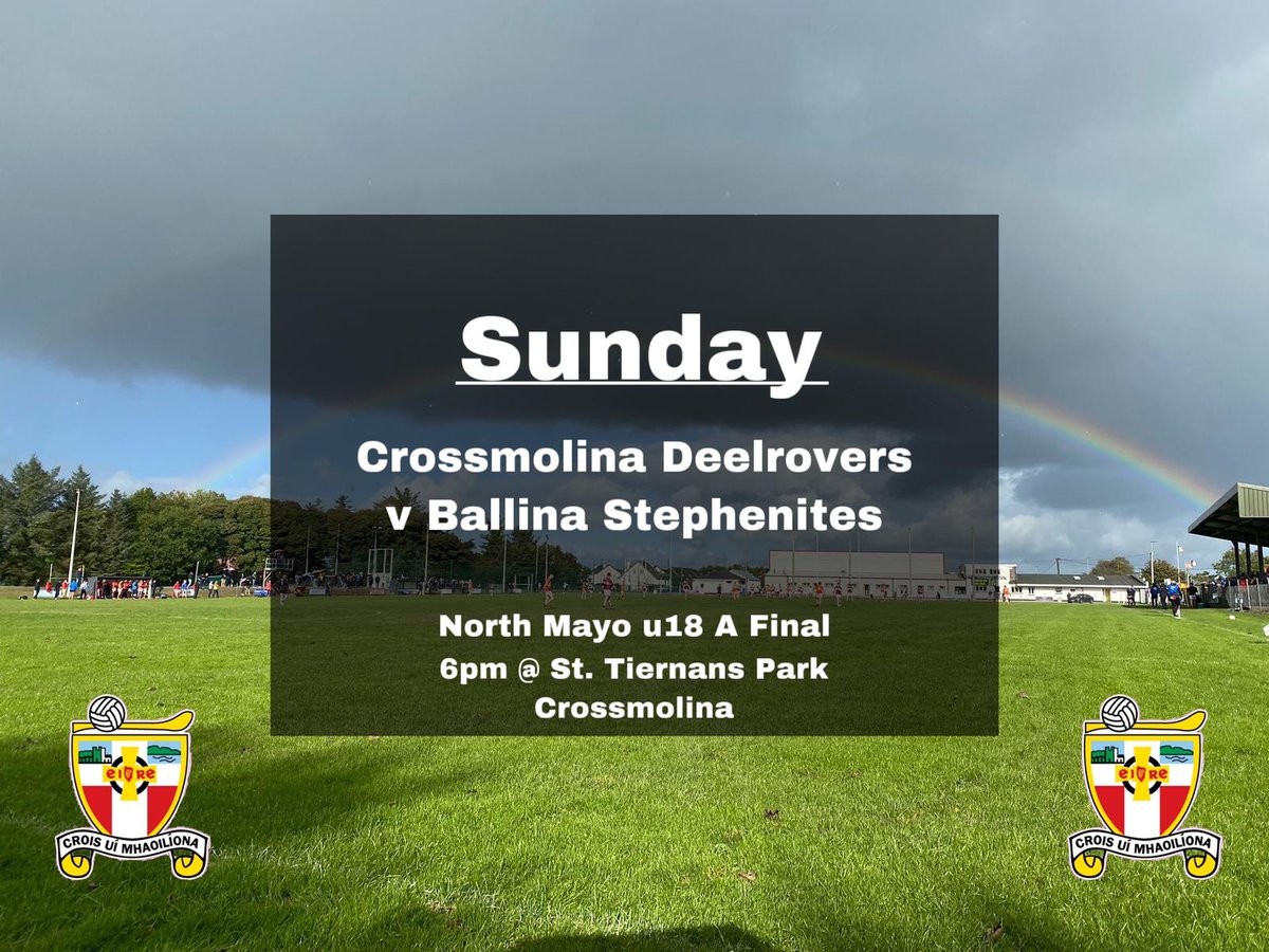 DeelRoversGAA's tweet image. Calling all .@DeelRoversGAA supporters, come out and support our U18s.