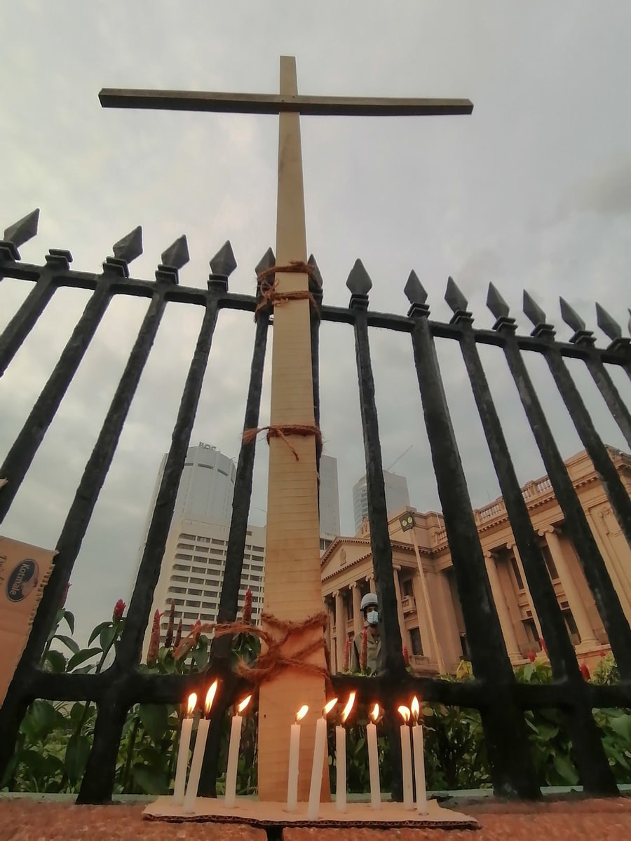 ChamSumanapala's tweet photo. “And the Lord said, ‘What have you done? Listen; your brother’s blood is crying out to me from the ground’” (Gen. 4:10)

#lka #easterattack #GoHomeGota https://t.co/ioEV8ny41P