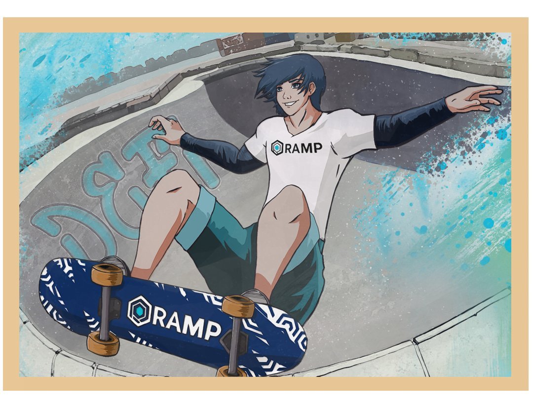 SubvertedN's tweet photo. Drew the @RampDefi skater early last year when I was playing around with some $RAMP concept art.🎨🖌️
If you like the drawing you can pickup the #NFT below.
https://t.co/qkzBaWmkVc #rampdefi $rUSD https://t.co/rH9BahKwPB