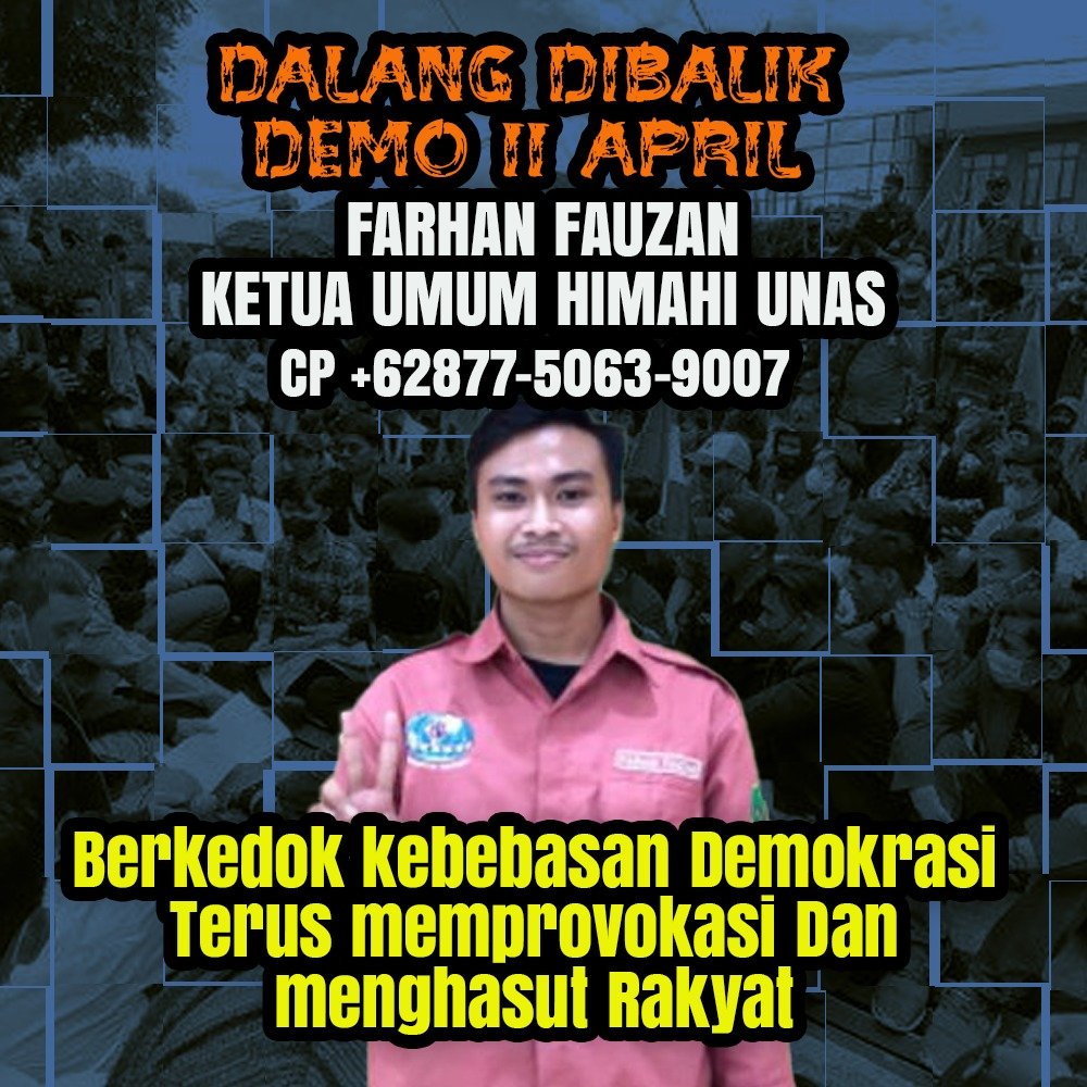 Sebelum terjun utk ikut demo, harus di telusuri dulu maksud dan tujuan demo itu utk apa, jgn sampai menjerumuskan kita ke hal2 yg berbahaya..
#IniKahMahasiswa
Mahasiswa Harus Cerdas