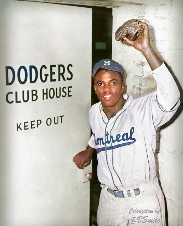 BSmile's tweet image. 75 Years Ago Today: Branch Rickey issues a historic press release: "The Brooklyn #Dodgers today purchased the contract of Jackie Roosevelt Robinson from the Montreal Royals. He will report immediately." (April 10, 1947) #MLB #Baseball #History