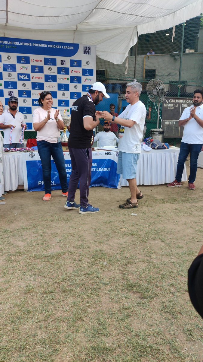tanushvi's tweet image. Best batsmen and player of the tournament award goes to @Archetype_IN&apos;s captain @Sunnymichael88 
@PRCAIndia 
#PRPCL2022
