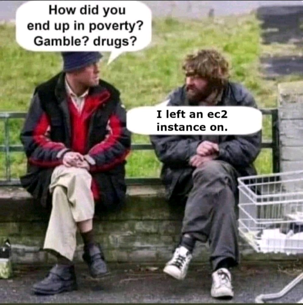 Remember kids, aws budgets are your best friend
#AWS