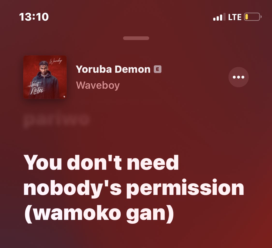 Waveboyoshey_'s tweet photo. WaveBoy ✍🏾🙌🏽😍🔥🔥🔥🔥🔥 #Yorubademon #heartnotesep

Listen here 👇🏼👇🏼👇🏼

https://t.co/sRZkiqLh0f

#afrobeats #music #twittermisic  #bigwiz #wizkid #afrobeatstotheworld #davido #burnaboy #waveboy #rema #ckay #fireboy #playboy https://t.co/pMuTzrdmnI