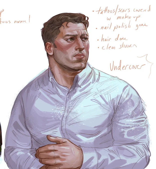 Quick casual vs undercover Dean and the changes he makes 