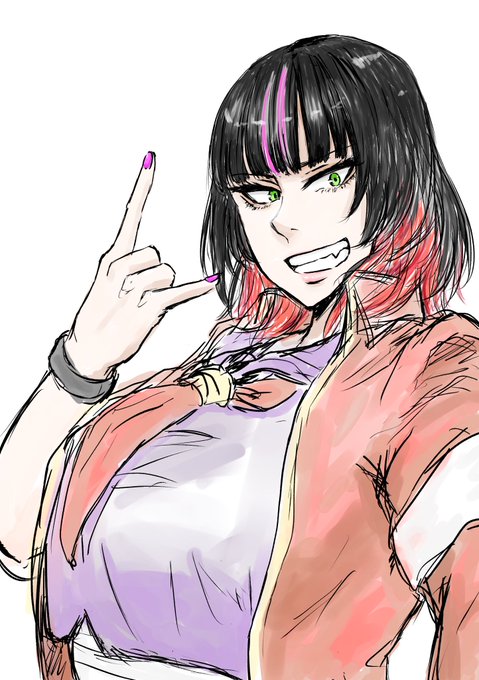 途中から向井拓海を描いてるのか、原優子さんを描いてるのか分からなくなった絵。 