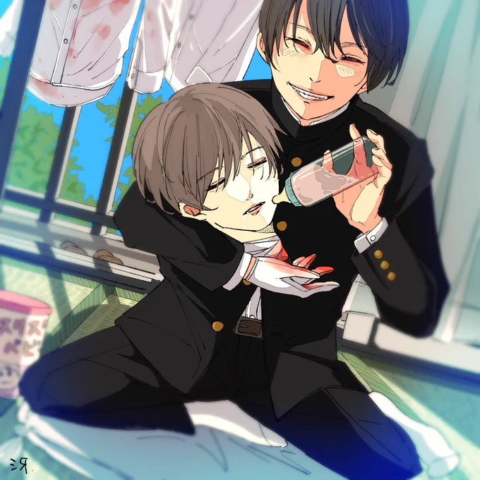 僕の可愛い恋人。#イラスト 