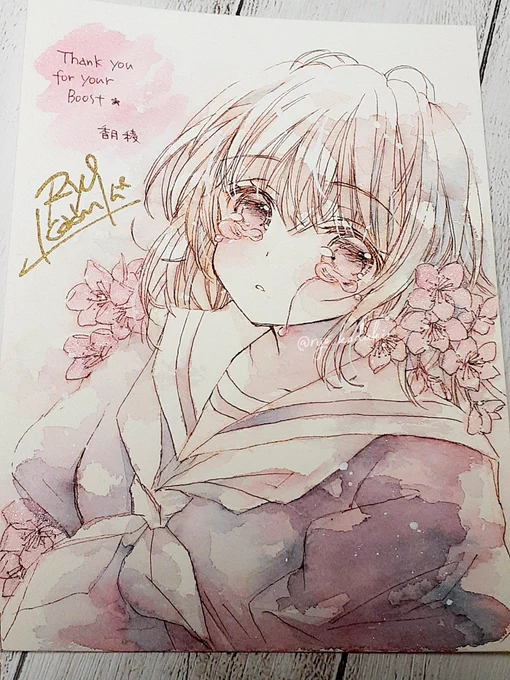 3月のBOOTHではありがとうございました🌸✨

#絵墨明 #オリジナルイラスト 