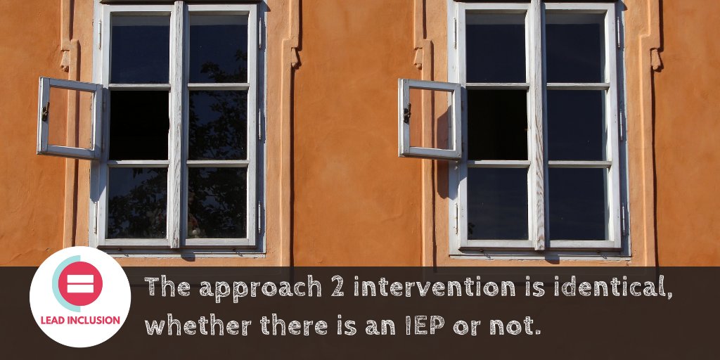 🕺🕺🕺The approach to intervention is identical, whether there is an IEP or not. Research-based intervention for ANY student who needs it. #LeadInclusion #spedchat #edchat
