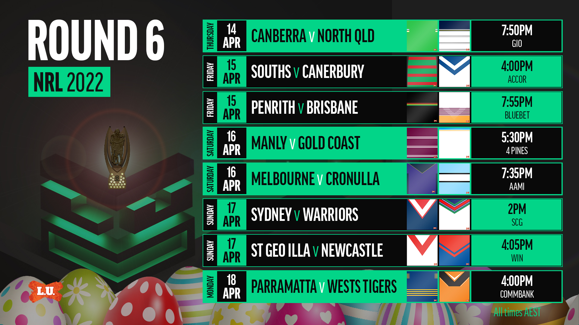 NRL TEAMS - 2023 Round 24 » League Unlimited