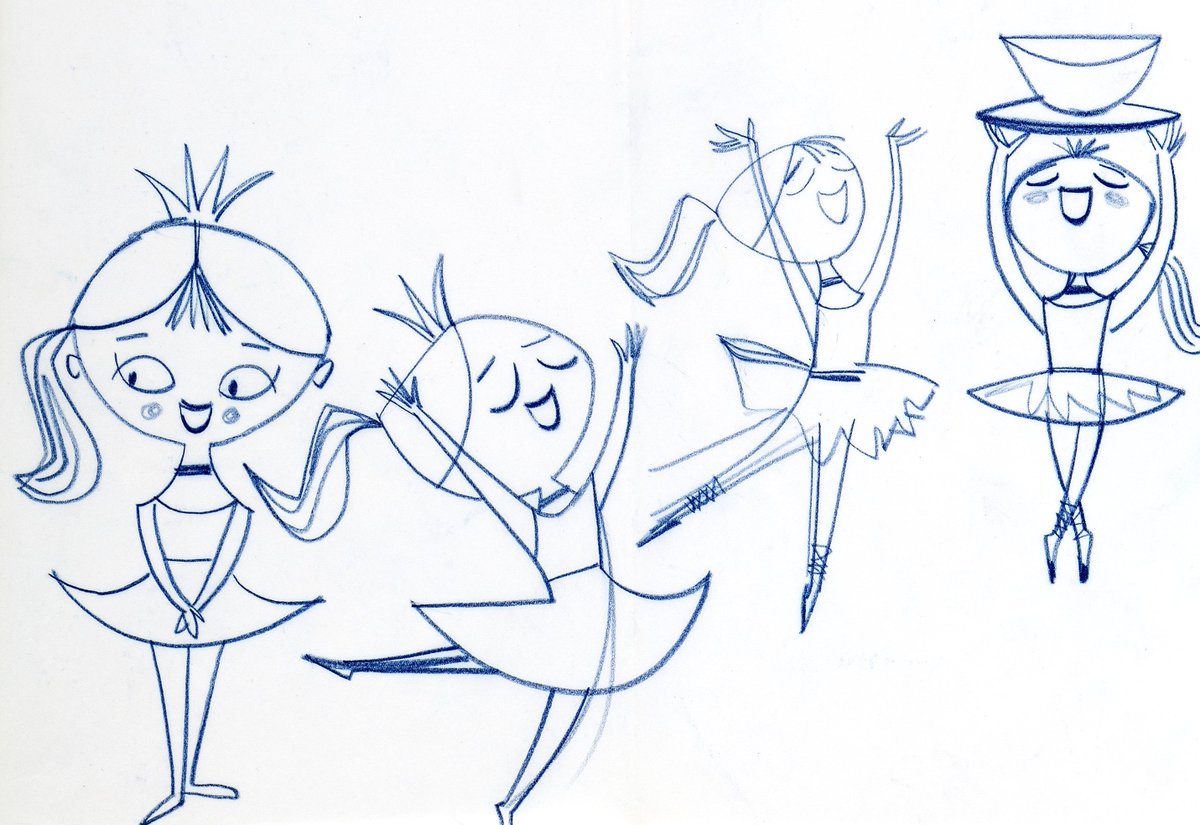ani_obsessive's tweet photo. Character design work by Tom Oreb for Disney's TV commercial division (c. 1955) https://t.co/KynKlRtu5h