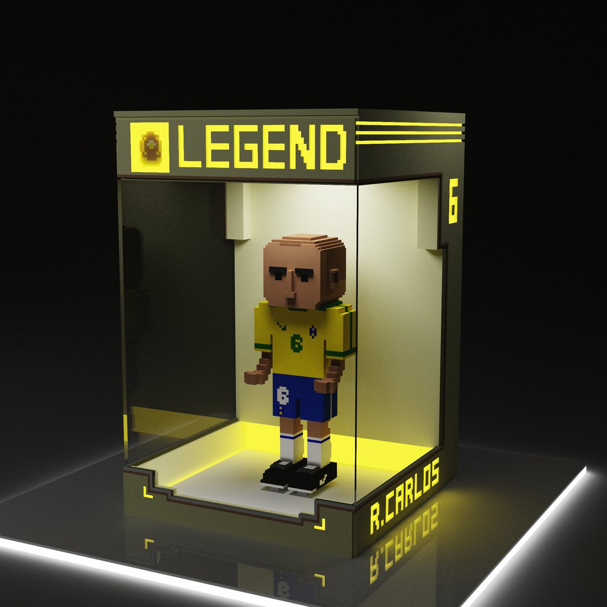 CELEBRATING ROBERTO CARLOS BIRTHDAY 👑⚽️🎂 "ROBERTO CARLOS - FOOXEL LEGENDS #007" collectible! rarible.com/token/0xd7b5f5… #rarible #ethereum #nonfungible #digitalasset #nft via <a href="/rarible/">Rarible</a> #robertocarlos #CARLOS #FOOTBALLNFT #NFTSOCCER #NFTS <a href="/Oficial_RC3/">Roberto Carlos</a> #RC3 #BRAZIL #RC97 #FOOXEL