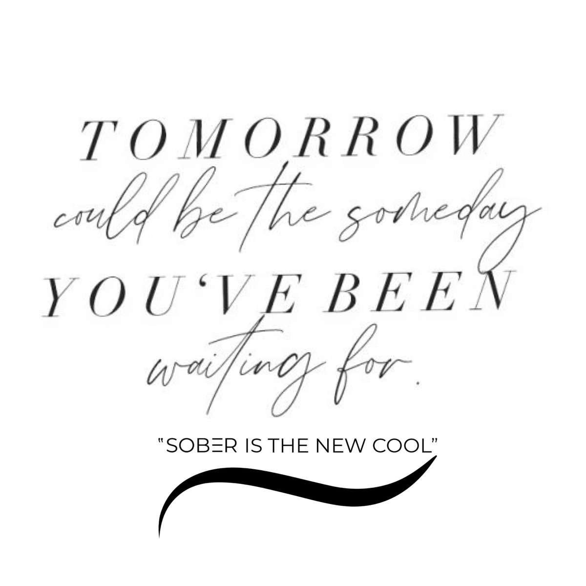 Sober Is The New Cool tweet media