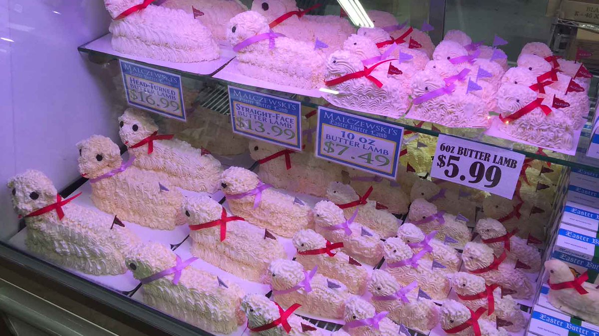 VisitBuffalo_'s tweet photo. Why is it a lamb? Why is it made of butter? What's the deal with the red ribbon? If you've ever asked yourself any of these questions, we've got the answers about Buffalo's beloved butter lamb right here! https://t.co/5GEY3JePpC https://t.co/61VpRfVICv