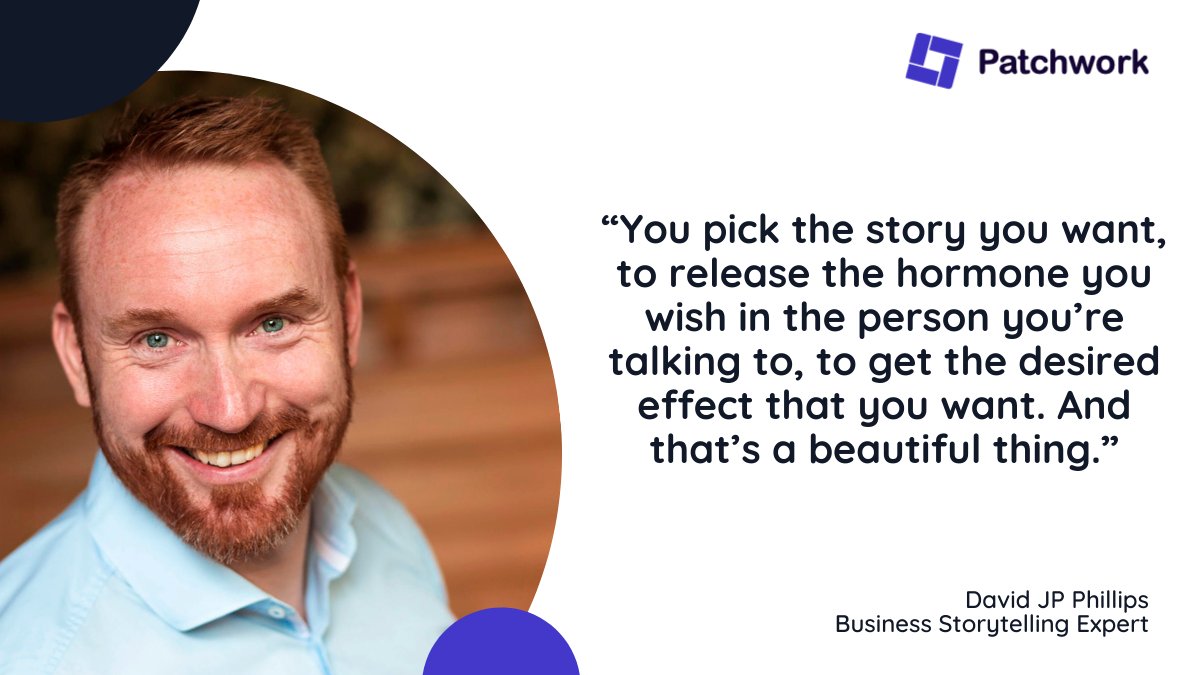 trypatchwork's tweet image. We loved listening to The Magical Science of Storytelling. Amazing to hear @davidjpphillips words on why storytelling is so important!