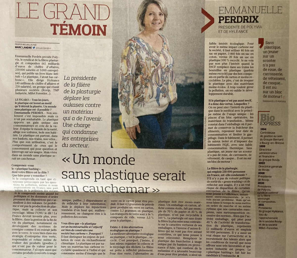 L’industrie plastique n’est ni un tabou interdit ni un totem elle est un outil de decarbonation et un enjeu de souveraineté #polyvia #Industry #territoire