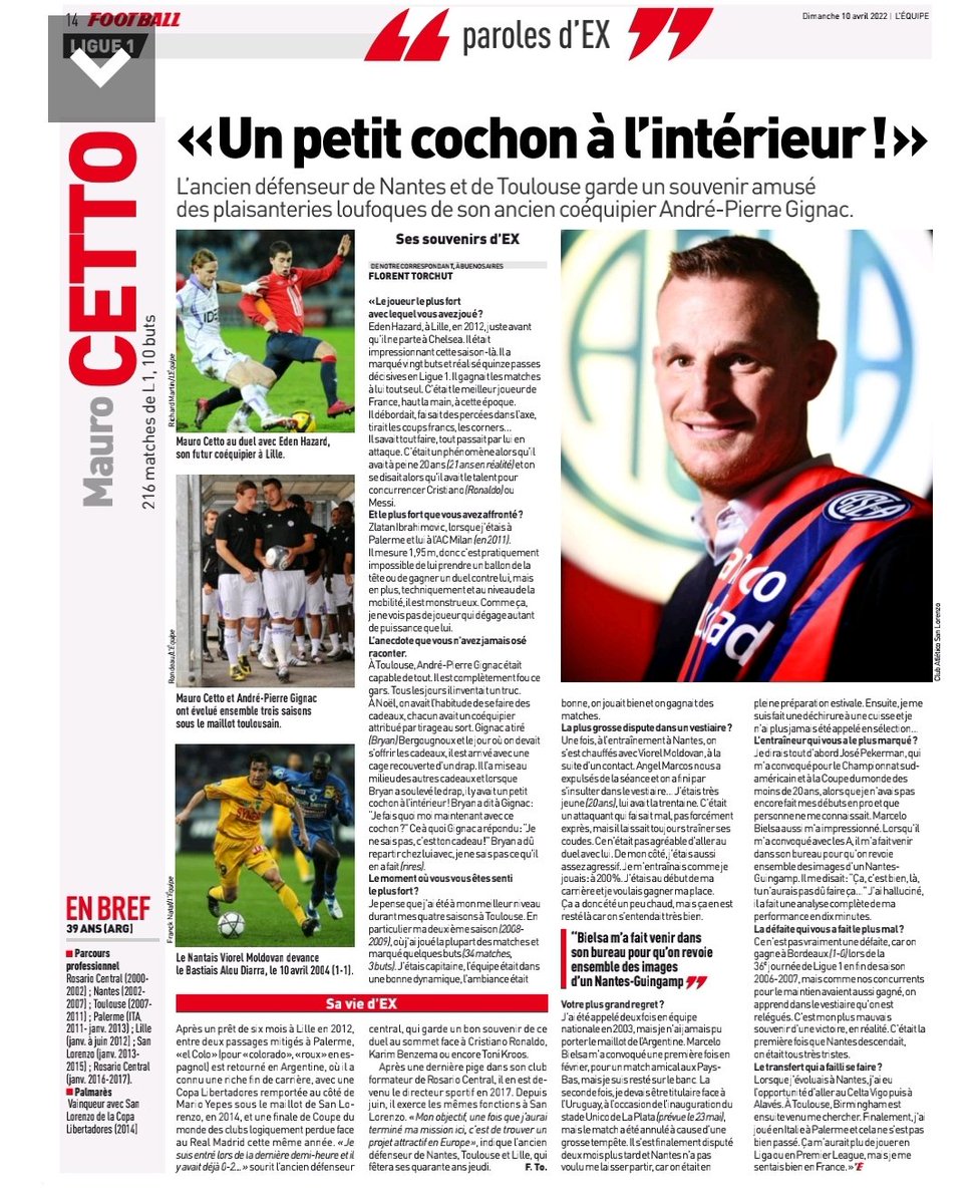 GROUPEUSM's tweet photo. Mauro CETTO @colocetto: USM PLAYER CLASSIC. Travail, abnégation, détermination, fidélité. #usmgroup
#foot #footballplayer #maurocetto #argentina #argentina🇦🇷 #fcnantes #fcn #toulousefc #tfc #losc #palermofc #sanlorenzodealmagro #rosariocentral1889 #usmgroup #usmfootball https://t.co/AXI8zJvEYA