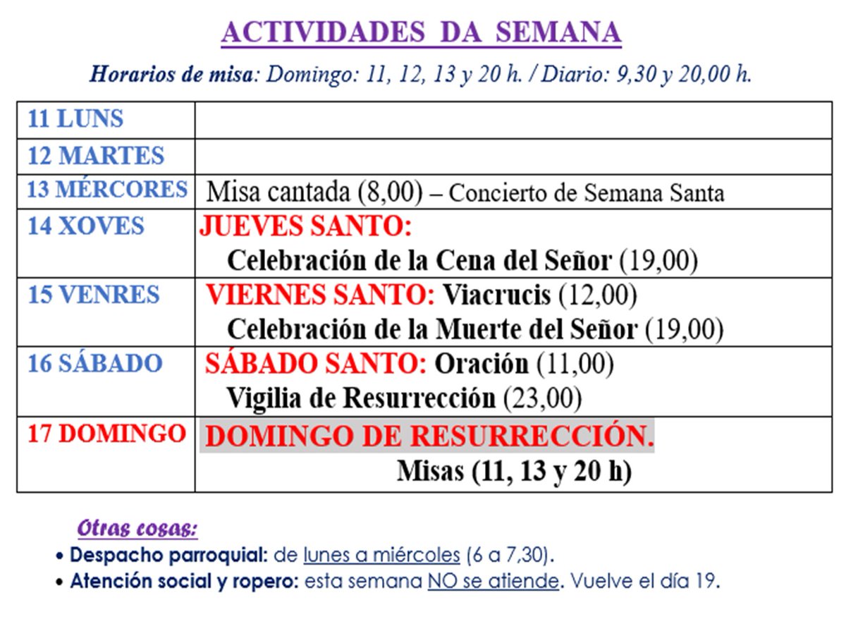 PARROQUIA SAGRADO CORAZÓN VIGO tweet media