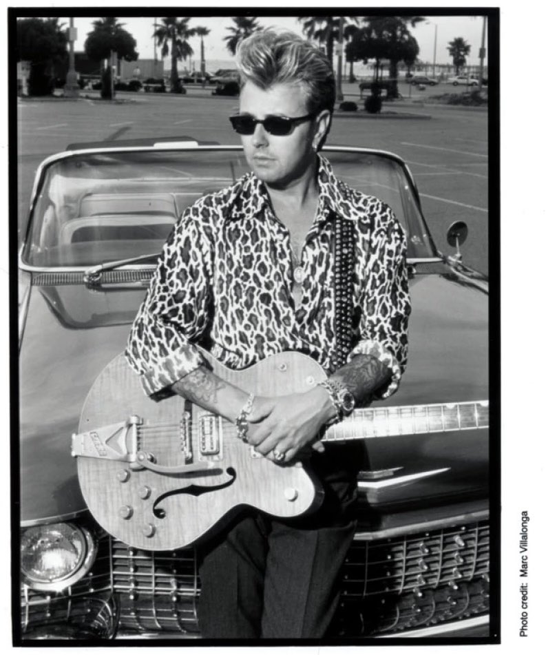 Gretsch guitars and great cars. Happy Birthday to Brian Setzer, Born 1959. Marc Villalonga 