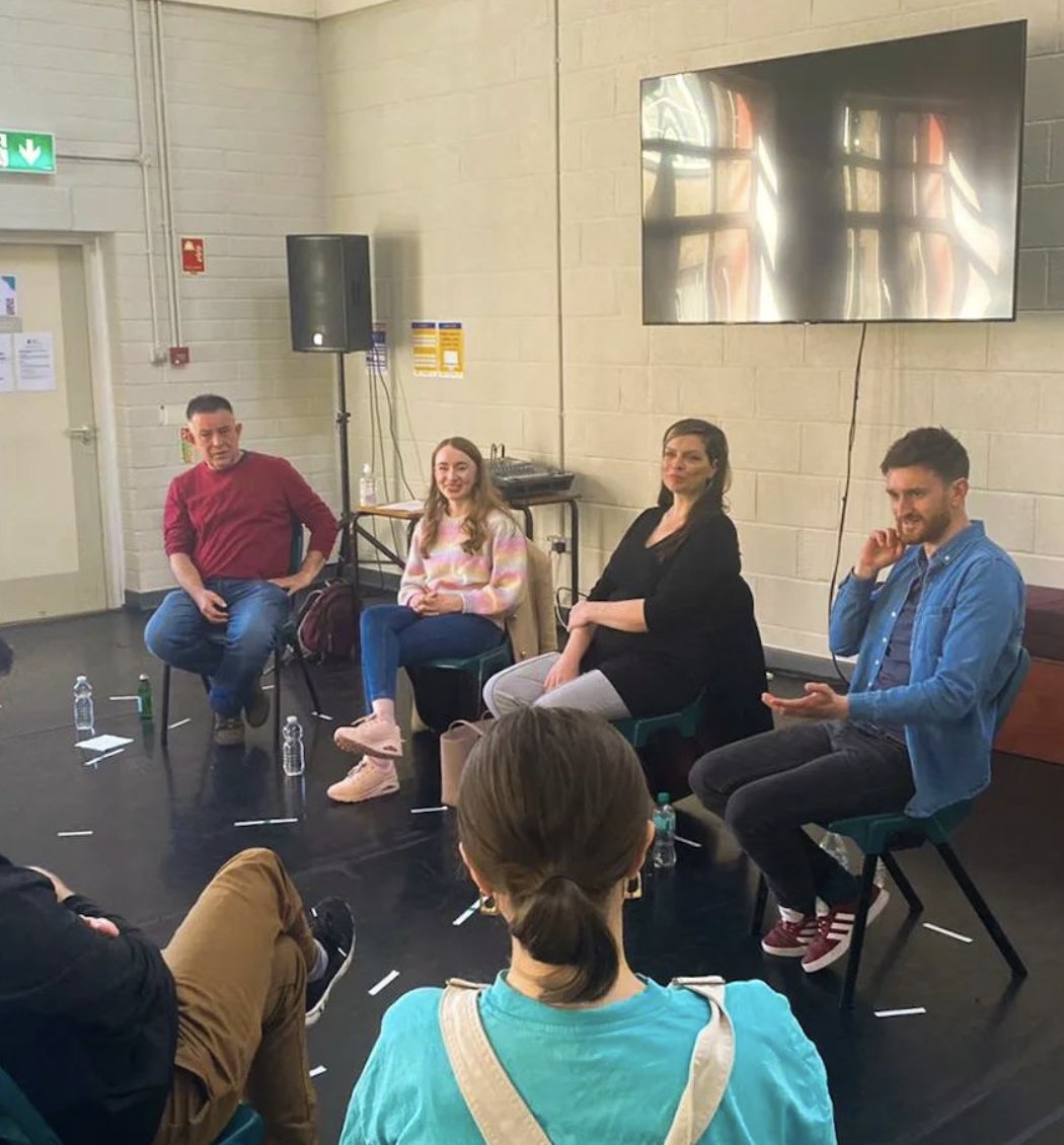 Thank you to our amazing panelists Geoff Gould, <a href="/Ireneie_cat/">Irene Kelleher</a>, Éadaoin O'Donoghue, and Al Dalton for such a fascinating and insightful panel discussion this afternoon at StoryBoard: Conversations with Contemporary Playwrights. We were thrilled to have you all and hear you speak!