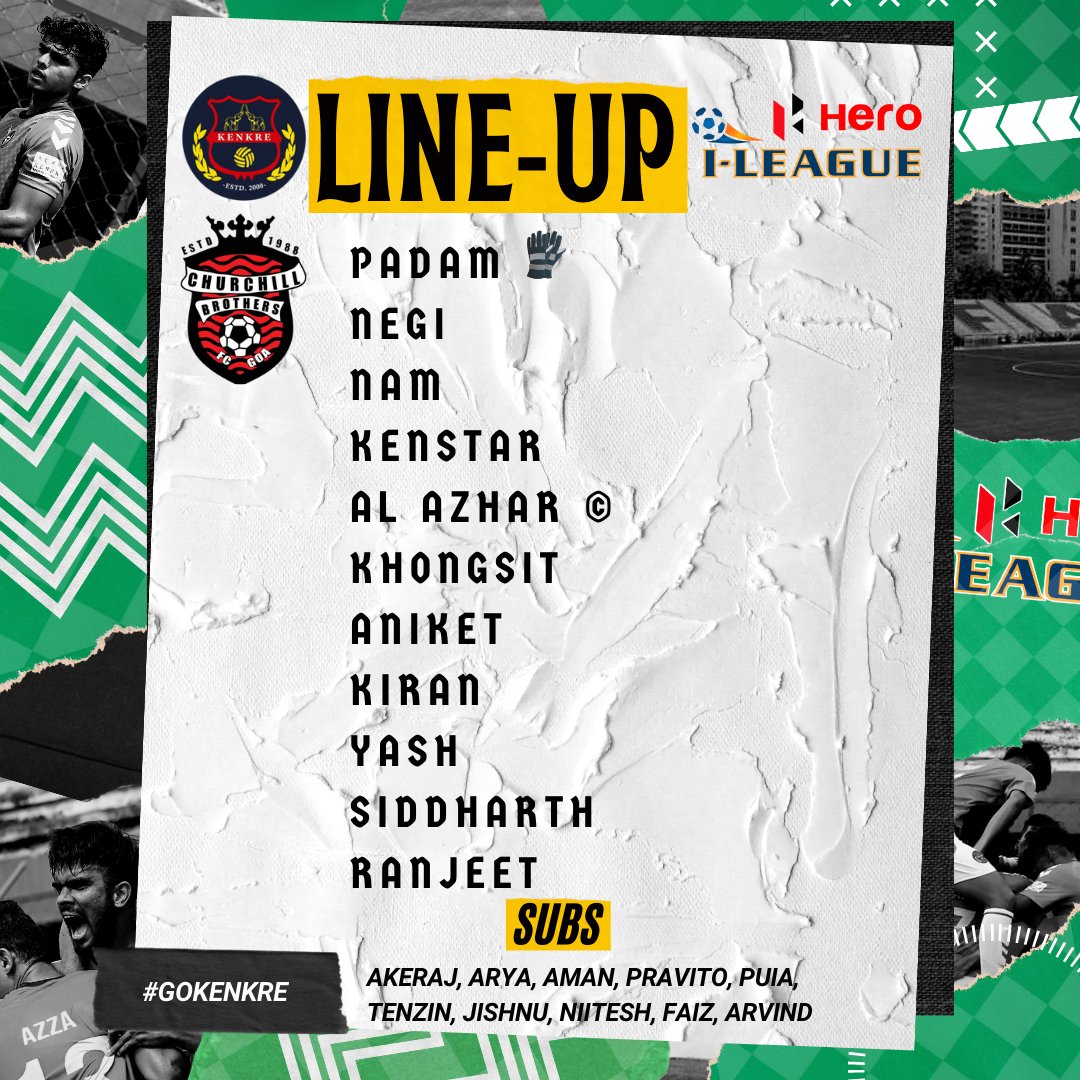 mumbaikenkrefc's tweet photo. π° TEAM NEWS π₯
Hereβs the Starting XI for #KENCBFC π
#GoKenkre #HeroILeague
#AaplaKenkre #IndianFootball https://t.co/2LoWAOQXh2