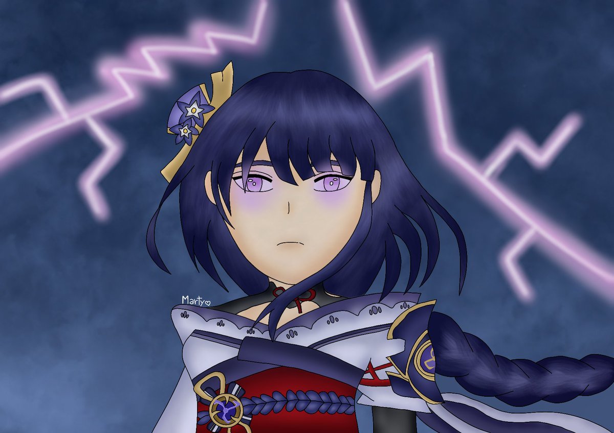 MartinaRyou's tweet photo. Ci ho provato 😅
Raiden shogun 💜⚡ https://t.co/xw6QsNrpth