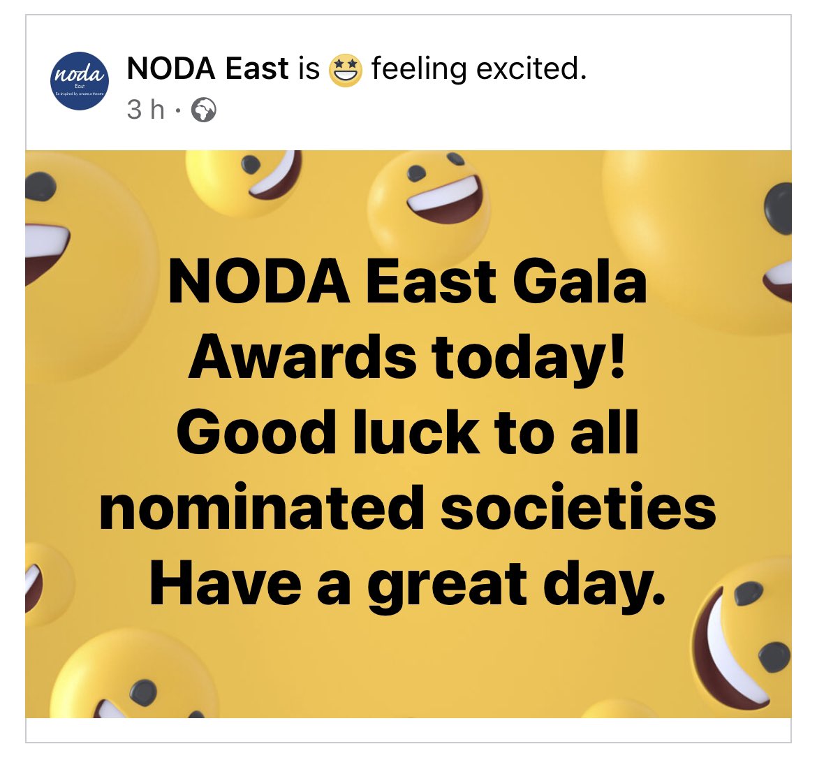 We are off to the NODA East Gala Awards where Peter Pan is up for the 2020/21 Best Pantomime award. Wish us luck! And good luck to all the nominees today 🎭