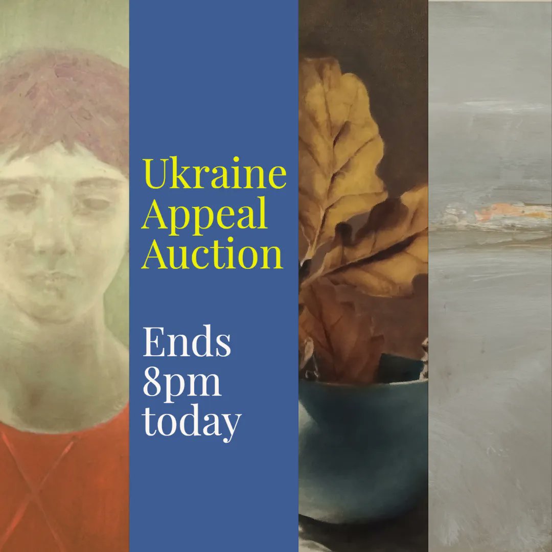 CupolaGallery's tweet photo. *Cupola Ukraine Fund Raiser Art Auction Week 2 - Auction ends 8pm Today)*
https://t.co/6d2l6FMSl8
Artists donating to this week’s auction are Karen Sherwood, Tracey Keeping and Caz Scott. @rescue_uk #doctorswithoutborders #disastersemergencycommittee https://t.co/YvY3obJ2Fb