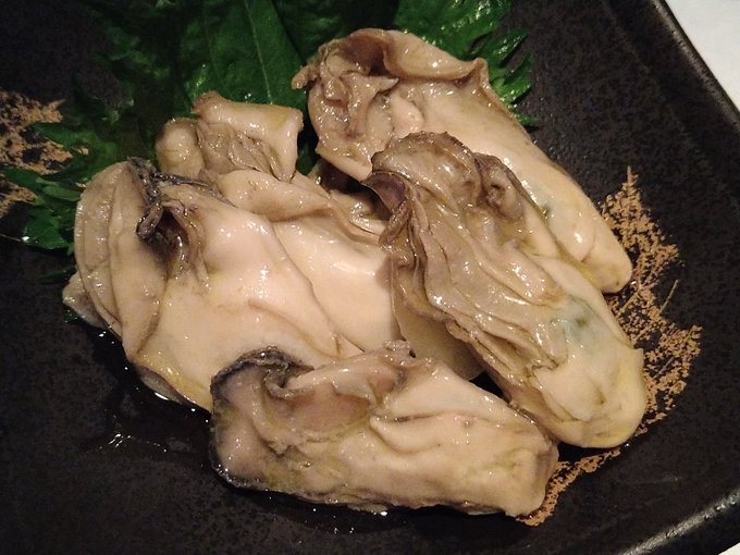 牡蠣のオイル漬け〜♪ 
