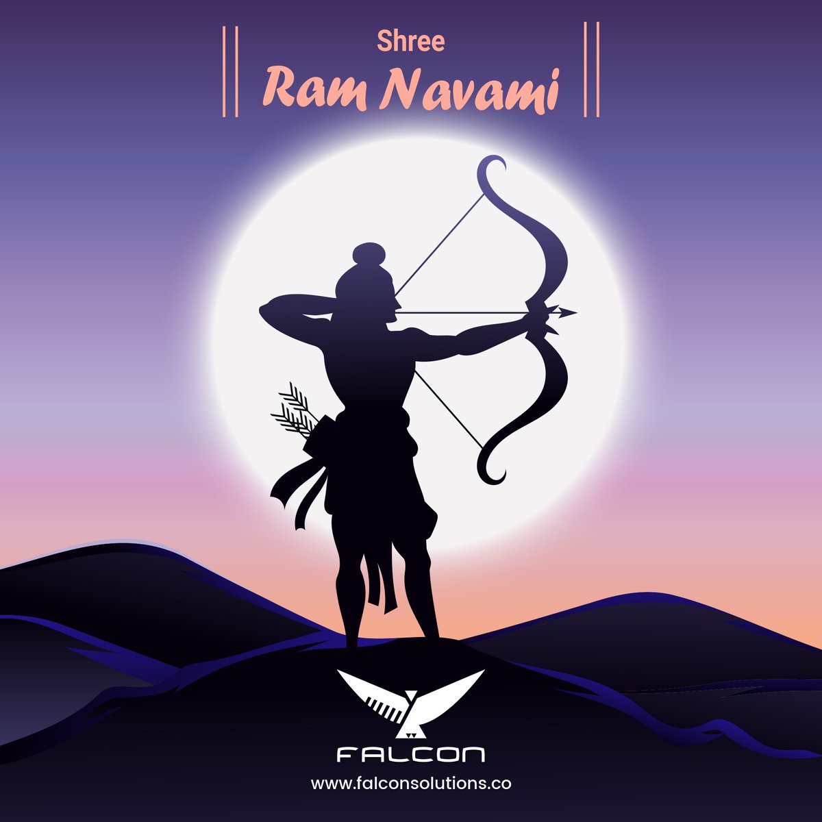 FalconSolCo's tweet photo. May the divine grace of Lord Rama always be with you. Wish you a very happy and prosperous Rama Navami. https://t.co/ThROgqJkRn