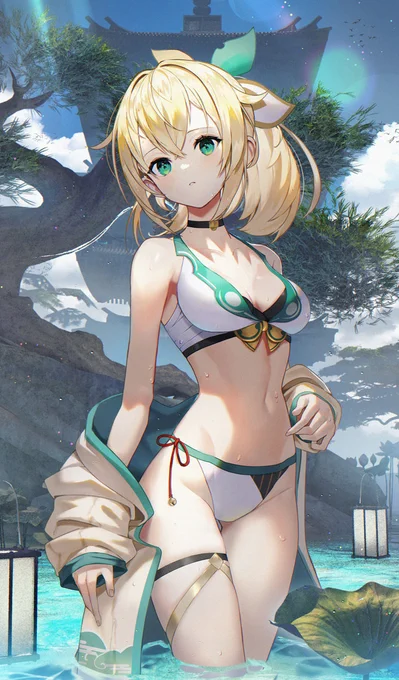 水着いろは殿  #いろはにも絵を 