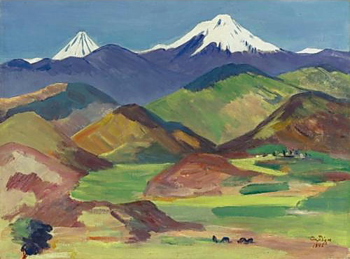 Mount Ararat, 1946 #expressionism #armenianart