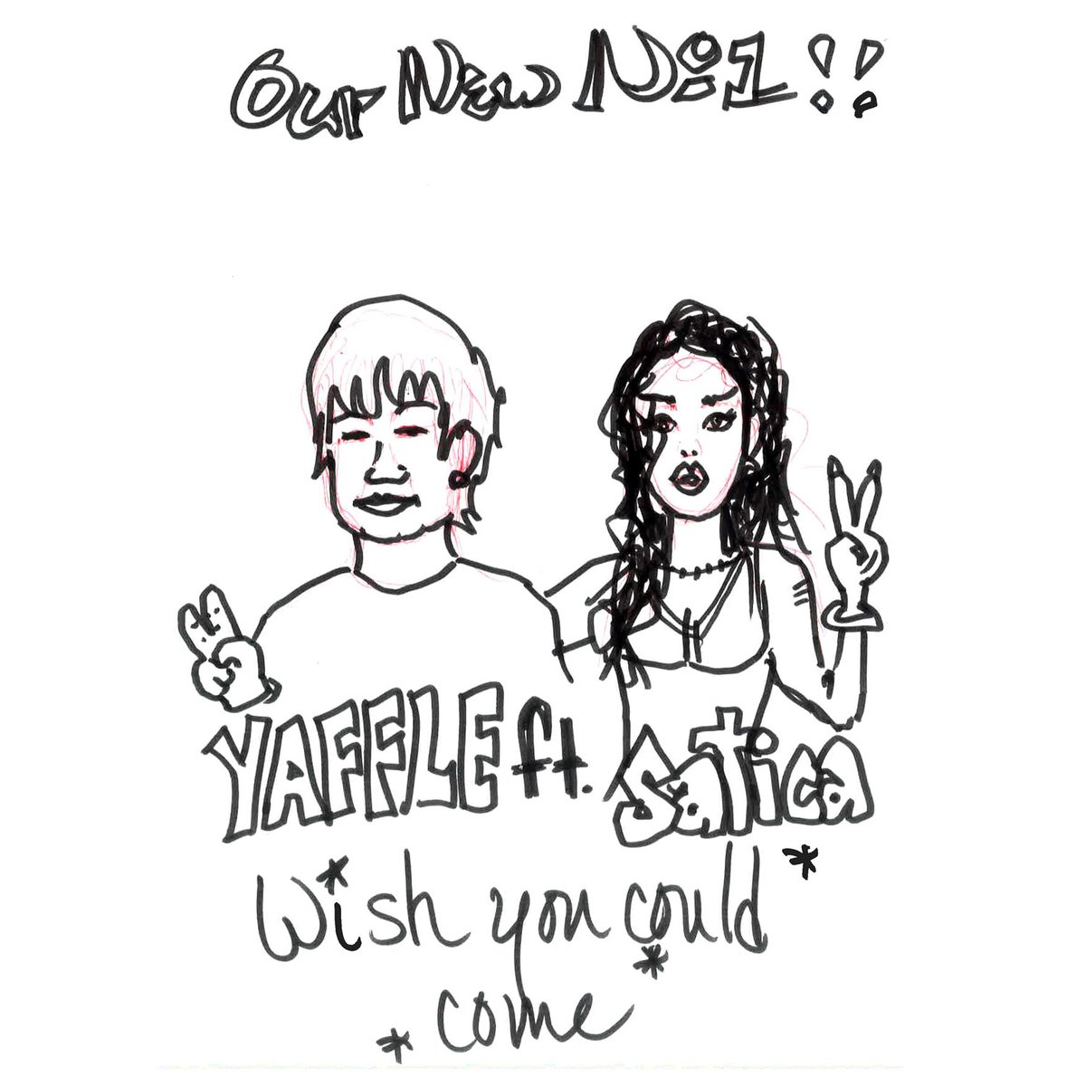 クリス・ペプラーが描いたイラスト🖋

Brand-New No.1!

今週はYaffle『Wish You Could Come feat. Satica』がNo.1！🏅

<a href="/YAFFL3/">Yaffle 小島裕規</a>
<a href="/saticamusic/">SATICA</a>

#jwave #tokiohot100 #Yaffle #Satica #クリスペプラー