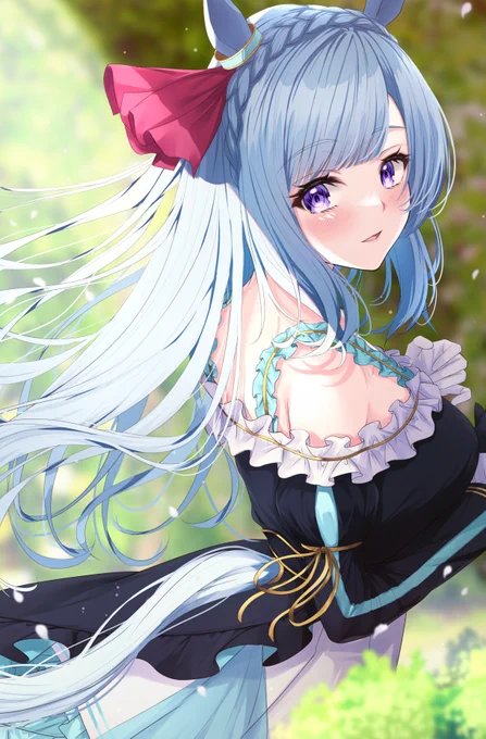 勝負服メジロアルダン🍀 #ウマ娘 
