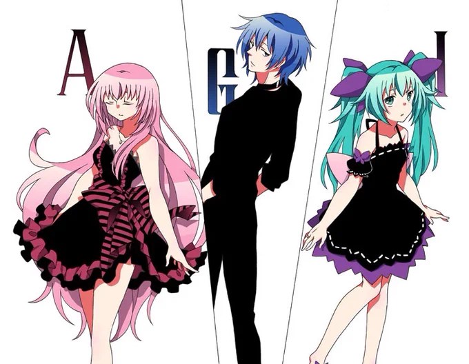 ACUTE 初音ミクKAITO巡音ルカ/イラスト 