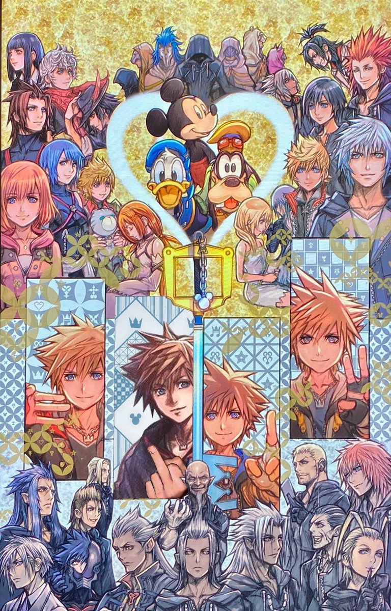Areajugones's tweet photo. Vaya artwork se ha marcado Nomura  #KingdomHearts20THanniversary https://t.co/ATMMLG2m8g