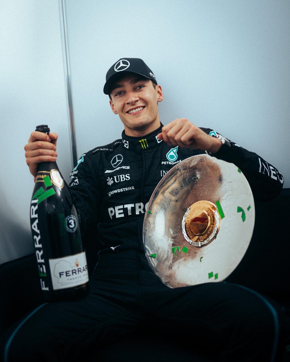 George Russell tweet media