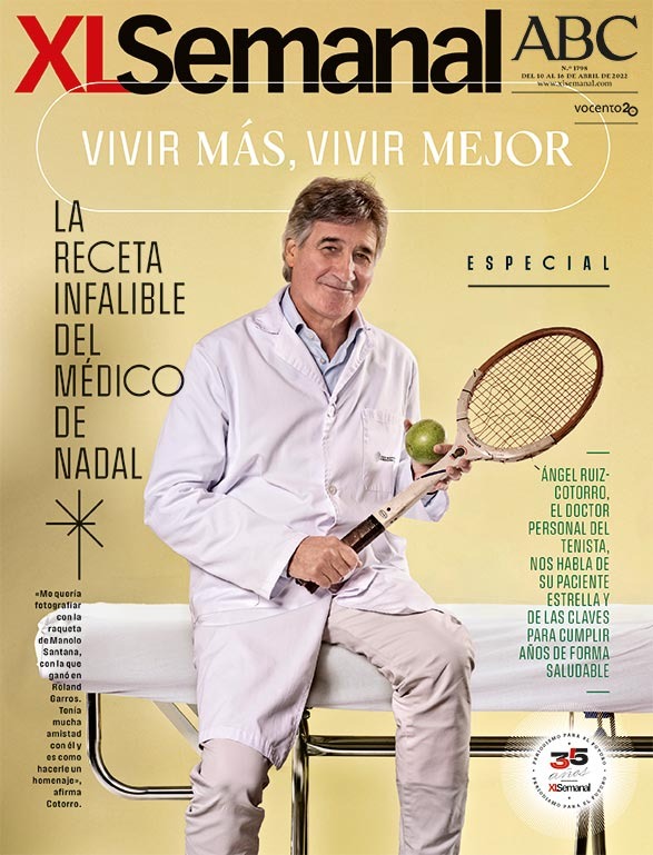 ClinicaTenis's tweet photo. Hablamos de salud y deporte en @XLSemanal en @abc_es, @dmontanes
Es importante tener unos hábitos de vida saludables para disfrutar de mayor calidad de vida.
Practicar deporte,controlar la alimentación y un estilo de vida tranquilo, es lo que nos hace vivir mejor más años. https://t.co/1nDY9B6hpS