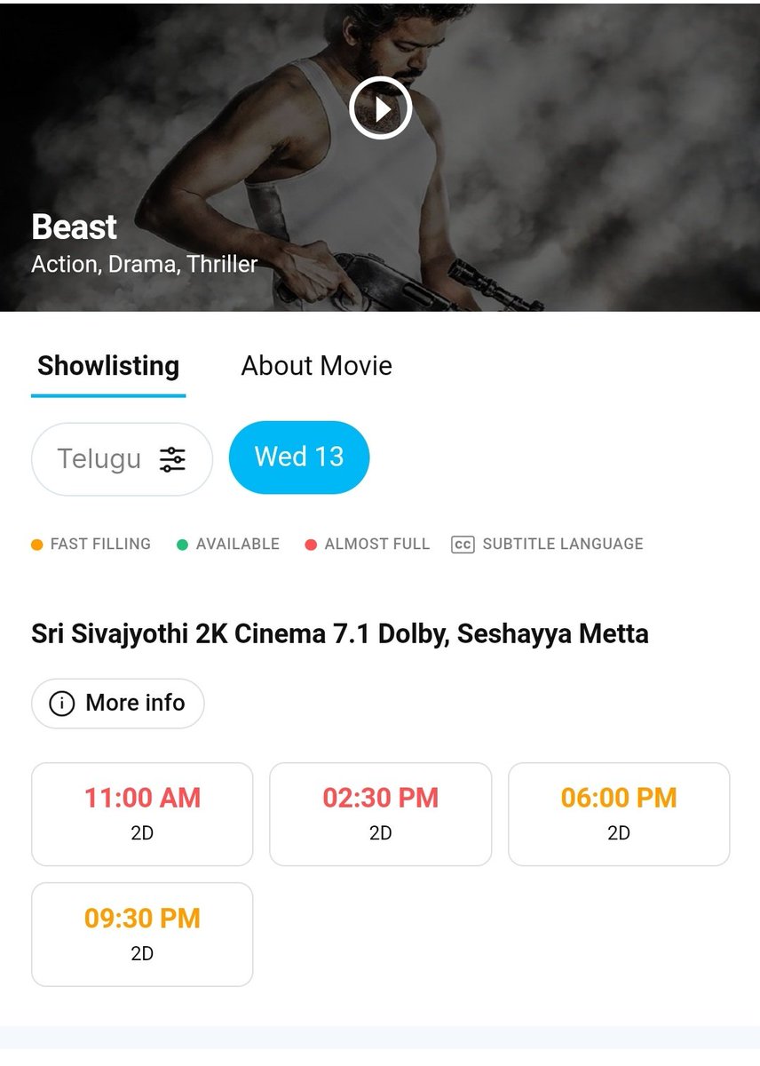 Rajamundry Sri sivajyothi Bookings 🔥🔥 #BeastTelugu #Beast @actorvijay