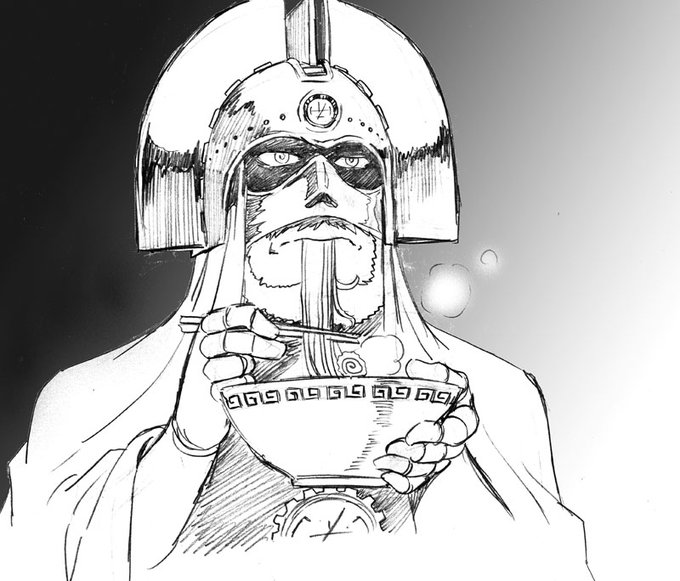 さて、腹ごしらえを済ませて、わしの活躍を見るかの‥ 